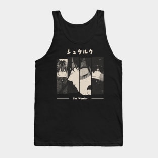 Stark Gloomy Halftone Fanart Design Tank Top